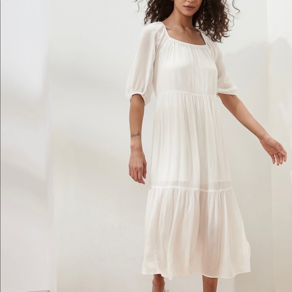 Banana Republic Gauze Midi Dress